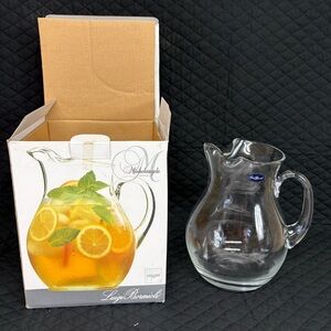Luigi Bormioli Michelangelo Masterpiece Lead Free Glass Pitcher - 84oz-RM108